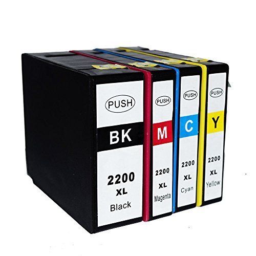 Canon PGI-2200XL Inkjet 4 PACK Combo Black Cyan Magenta Yellow COMPATIBLE MAXIFY IB4020 + more